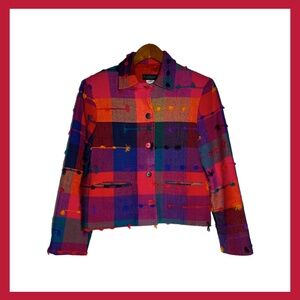 Estafanie's Jackets Coats Vintage Colorful Tweed Jacket